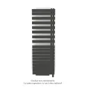 Fassane Spa Asym EL +Air, droite, Umbra Grey, 1000W, H 1741mm / L 550mm