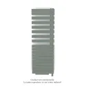 Fassane Spa Asym EL +Air, droite, Blue Grey, 1000W, H 1741mm / L 550mm