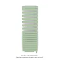 Fassane Spa Asym EL +Air, droite, Pastel Green, 1000W, H 1741mm / L 550mm
