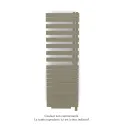 Fassane Spa Asym EL +Air, droite, Golden Sand, 1000W, H 1741mm / L 550mm