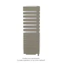 Fassane Spa Asym EL +Air, droite, Concrete Grey, 1000W, H 1741mm / L 550mm