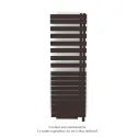 Fassane Spa Asym EL +Air, droite, Dark Brown, 1000W, H 1741mm / L 550mm