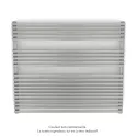 Kéva Spa EL non cintré, régulation IHD,White Aluminium, 600W, H835 mm / L900 mm