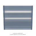 Kéva Spa EL non cintré, régulation IHD, Pigeon Blue, 600W, H 835 mm / L 900 mm