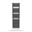 Kéva Spa EL cintré, régulation IHD, Umbra Grey, 1000W, H 1825 mm / L 500 mm