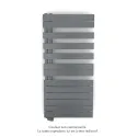 Fassane Spa Asym EL gauche régulation IHD,Anthracite,7500W,H1238mm/L550mm