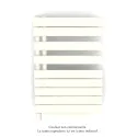 Fassane Spa Asym EL +Air, gauche, Pure White, 500W, H 870mm / L 550mm