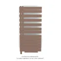 Fassane Spa Asym EL +Air, gauche, Terracotta Faded, 750W,H 1248mm / L 550mm