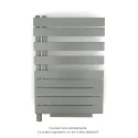 Fassane Spa Asym EL +Air, gauche, Grey Aluminium, 500W, H 870mm / L 550mm