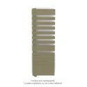 Fassane Spa Asym EL gauche régulation IHD,Yellow Grey,1000W,H1731mm/L550mm