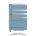 Fassane Spa Asym EL +Air, gauche, Pastel Blue, 500W, H 870mm / L 550mm