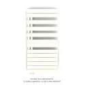 Fassane Spa Asym EL gauche régulation IHD,Pure White,7500W,H1238mm/L550mm