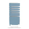 Fassane Spa Asym EL +Air, gauche, Pastel Blue, 750W, H 1248mm / L 550mm