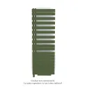 Fassane Spa Asym EL +Air, gauche, Olive Green, 1000W, H 1741mm / L 550mm