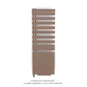Fassane Spa Asym EL +Air, gauche, Terracotta Faded, 1000W, H 1741mm / L 550mm
