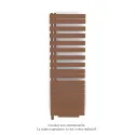 Fassane Spa Asym EL +Air, gauche, Terracotta, 1000W, H 1741mm / L 550mm