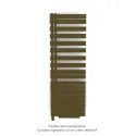 Fassane Spa Asym EL +Air, gauche, Bronze, 1000W, H 1741mm / L 550mm