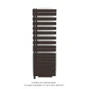 Fassane Spa Asym EL +Air, gauche, Dark Brown, 1000W, H 1741mm / L 550mm