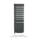 Fassane Spa Asym EL +Air, gauche, Black Matt, 1000W, H 1741mm / L 550mm