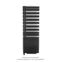 Fassane Spa Asym EL +Air, gauche, Black Quartz, 1000W, H 1741mm / L 550mm