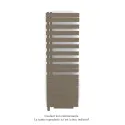 Fassane Spa Asym EL +Air, gauche, Pearl Beige, 1000W, H 1741mm / L 550mm