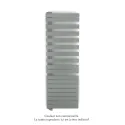 Fassane Spa Asym EL gauche régulation IHD,Titane,1000W,H1731mm/L550mm