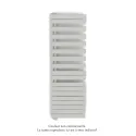Fassane Spa Asym EL gauche régulation IHD,Light Grey,1000W,H1731mm/L550mm