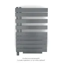 Fassane Spa Asym EL +Air, gauche, Anthracite, 500W, H 870mm / L 550mm