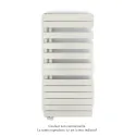 Fassane Spa Asym EL gauche régulation IHD,White Quartz,7500W,H1238mm/L550mm