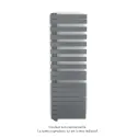 Fassane Spa Asym EL gauche régulation IHD,Anthracite,1000W,H1731mm/L550mm
