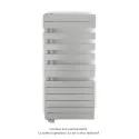 Fassane Spa Asym EL gauche régulation IHD,White Aluminium,7500W,H1238mm/L550mm