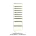 Fassane Spa Asym EL gauche régulation IHD,Cream,1000W,H1731mm/L550mm