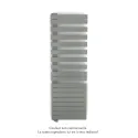 Fassane Spa Asym EL gauche régulation IHD,Grey Aluminium,1000W,H1731mm/L550mm