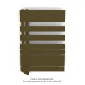 Fassane Spa Asym EL gauche régulation IHD,Bronze,500W,H860mm/L550mm