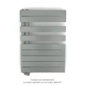 Fassane Spa Asym EL gauche régulation IHD,Titane,500W,H860mm/L550mm