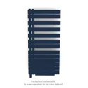 Fassane Spa Asym EL +Air, gauche, Sapphire Blue, 750W, H 1248mm / L 550mm
