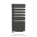 Fassane Spa Asym EL +Air, gauche, Umbra Grey, 750W, H 1248mm / L 550mm
