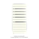 Fassane Spa Asym EL +Air, gauche, Cream, 750W, H 1248mm / L 550mm