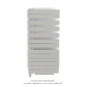 Fassane Spa Asym EL +Air, gauche, Telegrey 4, 750W, H 1248mm / L 550mm