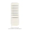 Fassane Spa Asym EL +Air, gauche, Edelweiss m., 1000W, H 1741mm / L 550mm