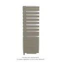 Fassane Spa Asym EL +Air, gauche, Concrete Grey, 1000W, H 1741mm / L 550mm