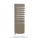 Fassane Spa Asym EL +Air, gauche, Beige Grey, 1000W, H 1741mm / L 550mm