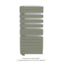 Fassane Spa Asym EL gauche régulation IHD,Cement Grey,7500W,H1238mm/L550mm