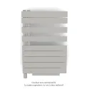 Fassane Spa Asym EL +Air, gauche, Telegrey 4, 500W, H 870mm / L 550mm