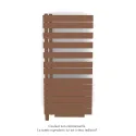 Fassane Spa Asym EL +Air, gauche, Terracotta, 750W, H 1248mm / L 550mm