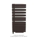 Fassane Spa Asym EL +Air, gauche, Dark Brown, 750W, H 1248mm / L 550mm