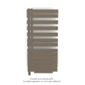 Fassane Spa Asym EL +Air, gauche, Pearl Beige, 750W, H 1248mm / L 550mm