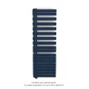 Fassane Spa Asym EL gauche régulation IHD,Sapphire Blue,1000W,H1731mm/L550mm