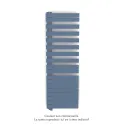 Fassane Spa Asym EL gauche régulation IHD,Pigeon Blue,1000W,H1731mm/L550mm