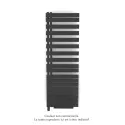 Fassane Spa Asym EL +Air, gauche, Anthracite Grey, 1000W,H 1741mm / L 550mm